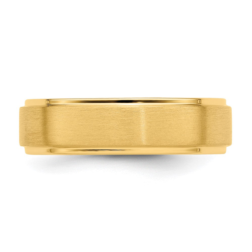 Comfort Fit Brush Satin Fancy Wedding Bands