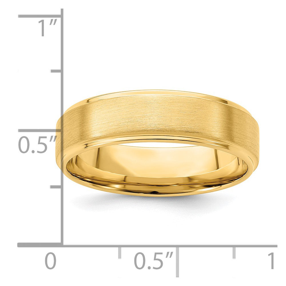 Comfort Fit Brush Satin Fancy Wedding Bands