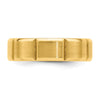 Comfort Fit Brush Satin Fancy Wedding Bands