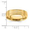 Comfort Fit Brush Satin Fancy Wedding Bands