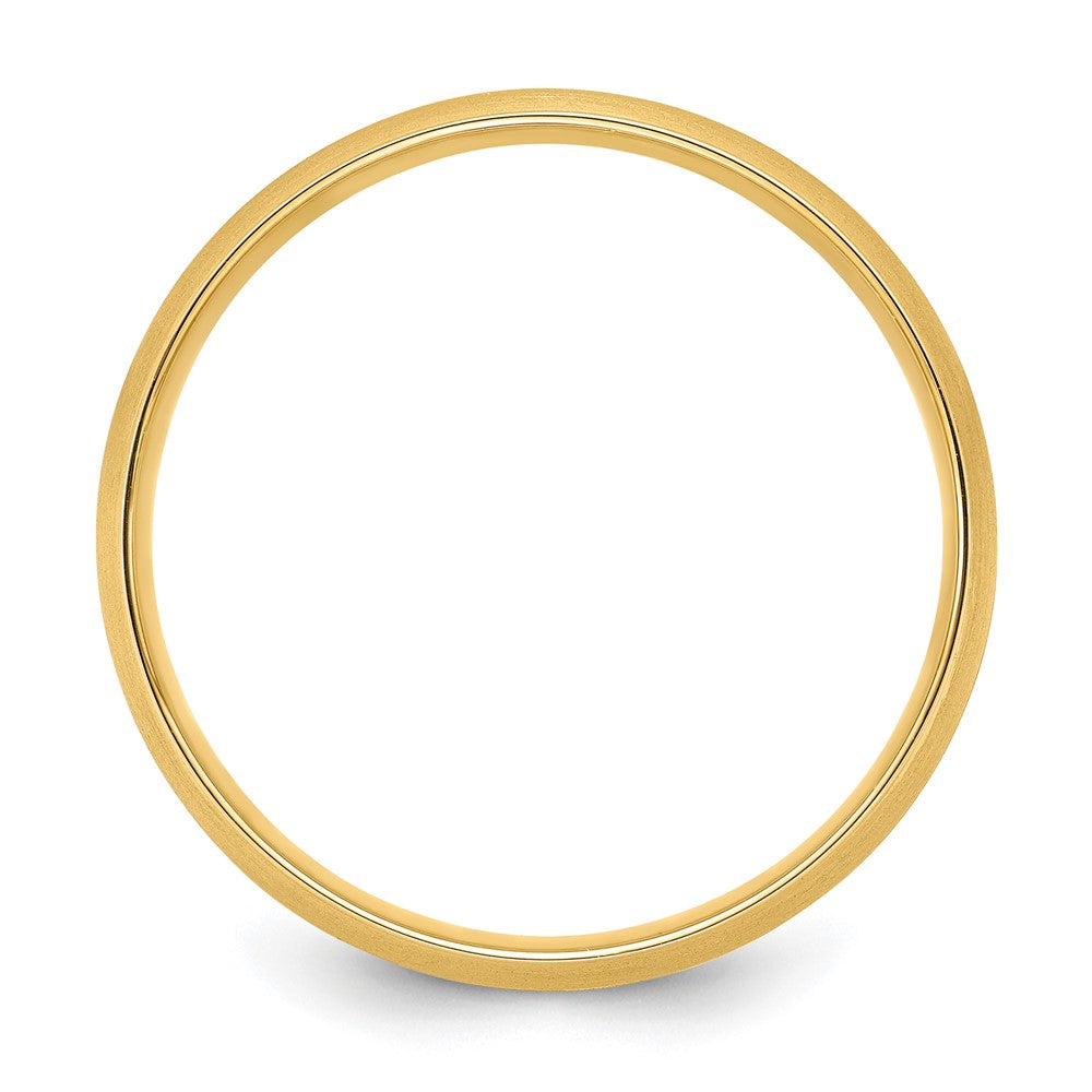 Comfort Fit Brush Satin Fancy Wedding Bands