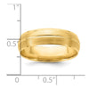 Comfort Fit Brush Satin Fancy Wedding Bands
