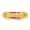 Comfort Fit Brush Satin Fancy Wedding Bands