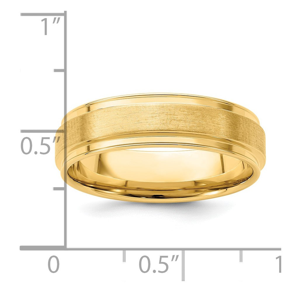 Comfort Fit Brush Satin Fancy Wedding Bands