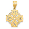 14k Laser-Cut Celtic Cross Charm
