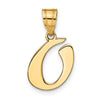 Polished Script Initial Pendants