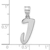 Polished Script Initial Pendants
