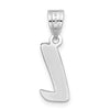 Polished Script Initial Pendants