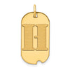 Initial Dog Tag Pendants