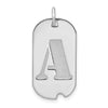 Initial Dog Tag Pendants
