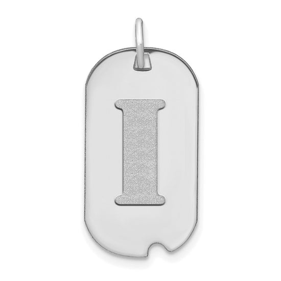 Initial Dog Tag Pendants