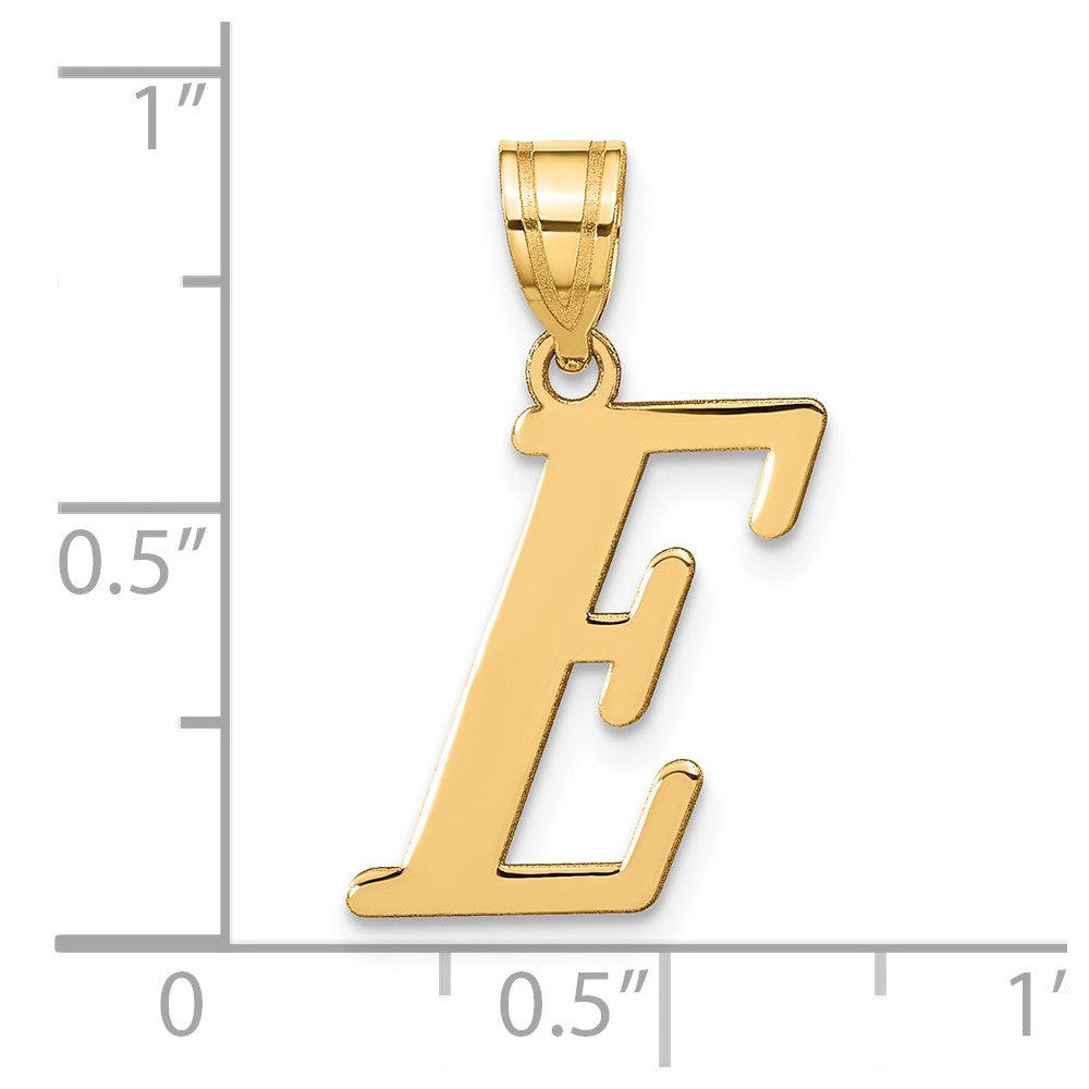 Polished Initial Pendants