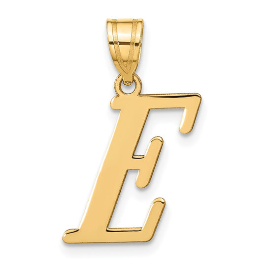 Polished Initial Pendants