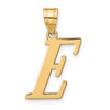 Polished Initial Pendants