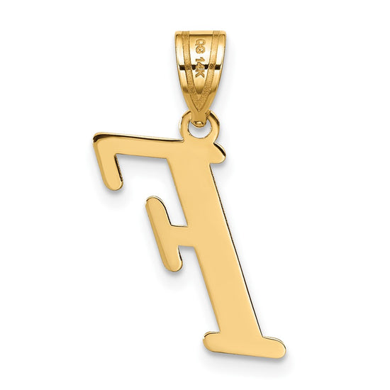 Polished Initial Pendants