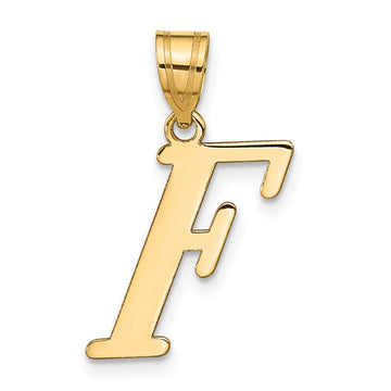 Polished Initial Pendants