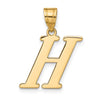 Polished Initial Pendants