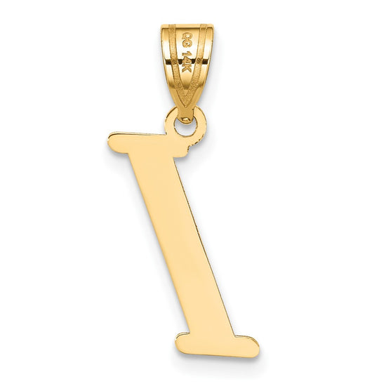 Polished Initial Pendants
