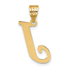 Polished Initial Pendants