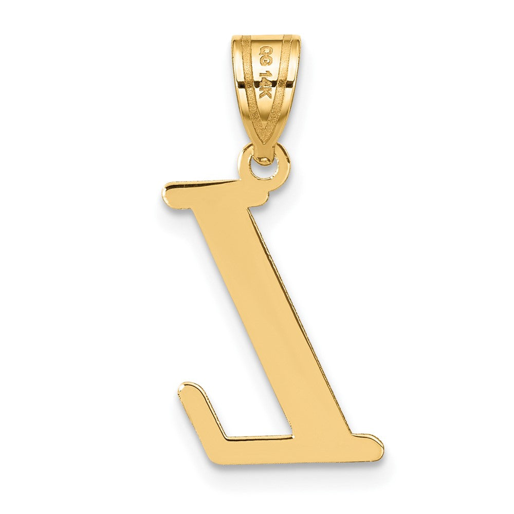 Polished Initial Pendants