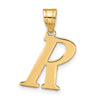 Polished Initial Pendants