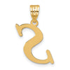 Polished Initial Pendants