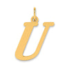 Polished Initial Pendants