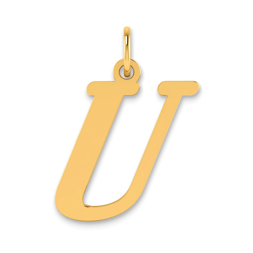 Polished Initial Pendants