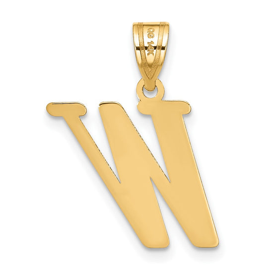 Polished Initial Pendants