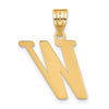 Polished Initial Pendants