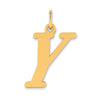 Polished Initial Pendants