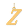 Polished Initial Pendants