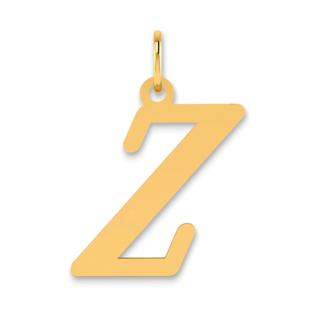 Polished Initial Pendants