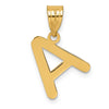 Polished Bubble Letter Initial Pendants