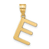 Polished Bubble Letter Initial Pendants