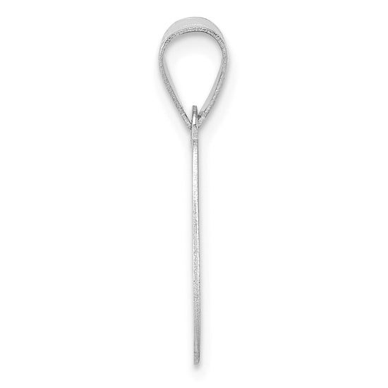 Polished Bubble Letter Initial Pendants