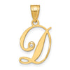 Script Letter with Diamond Pendants