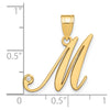 Script Letter with Diamond Pendants