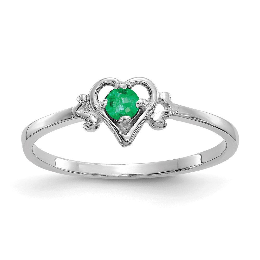 Birthstone Heart Ring