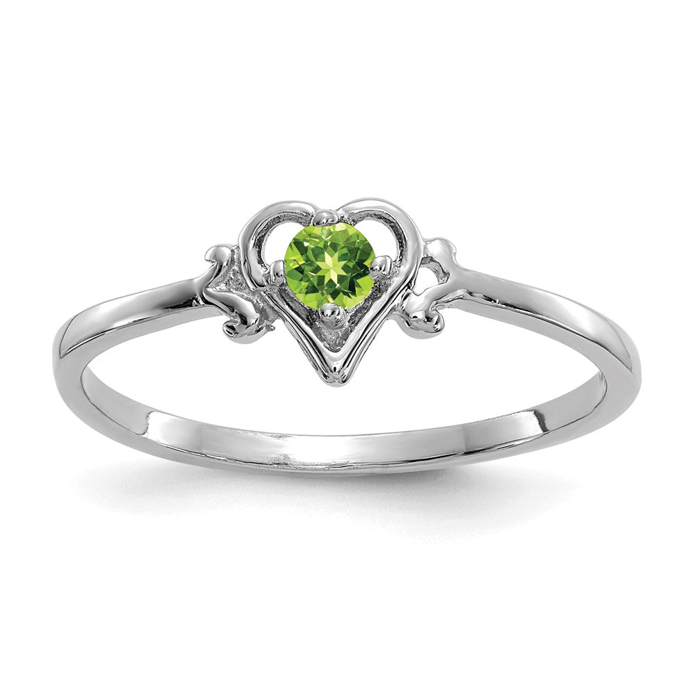 Birthstone Heart Ring