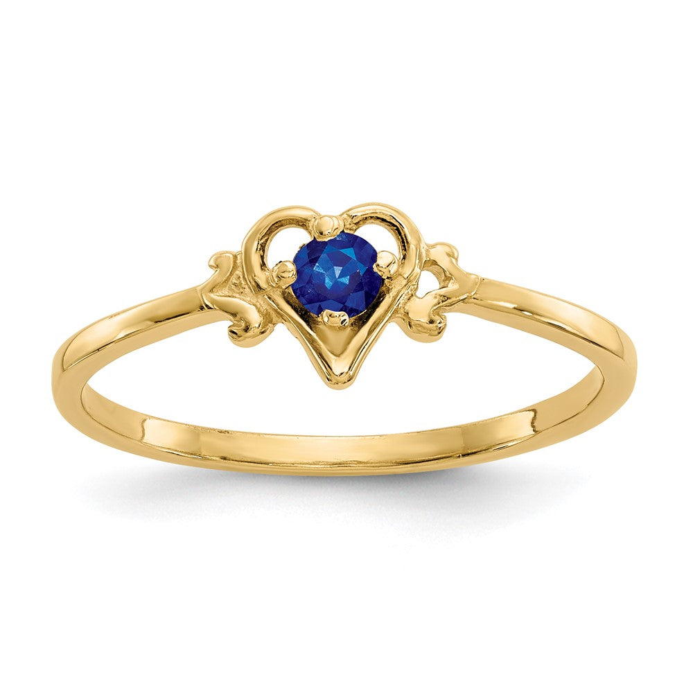 Birthstone Heart Ring