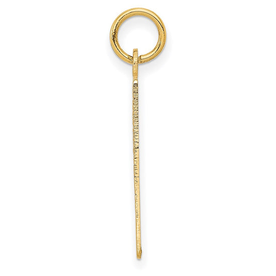 14k Monday the First Day Engravable Calendar Pendant