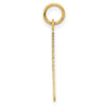 14k Monday the First Day Engravable Calendar Pendant