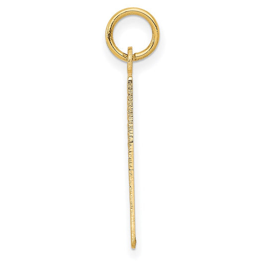14k Monday the First Day Engravable Calendar Pendant