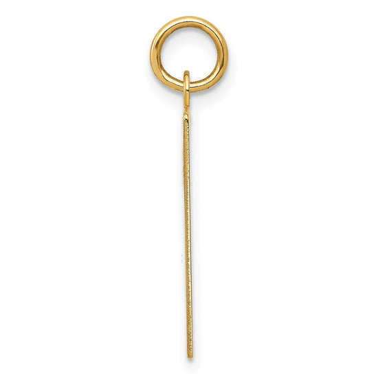 14k Thursday the First Day Engravable Calendar Pendant