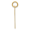 14k Thursday the First Day Engravable Calendar Pendant