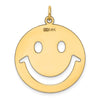 14k Cut-out Smiley Face Charm