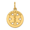 Gold Polished Medical Pendants