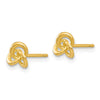 Gold Trinity Knot Earrings