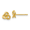 Gold Trinity Knot Earrings